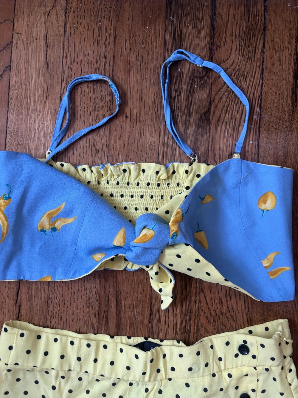 Zara Summery Crop Top & Skirt Set NWT - Picture 3 of 6